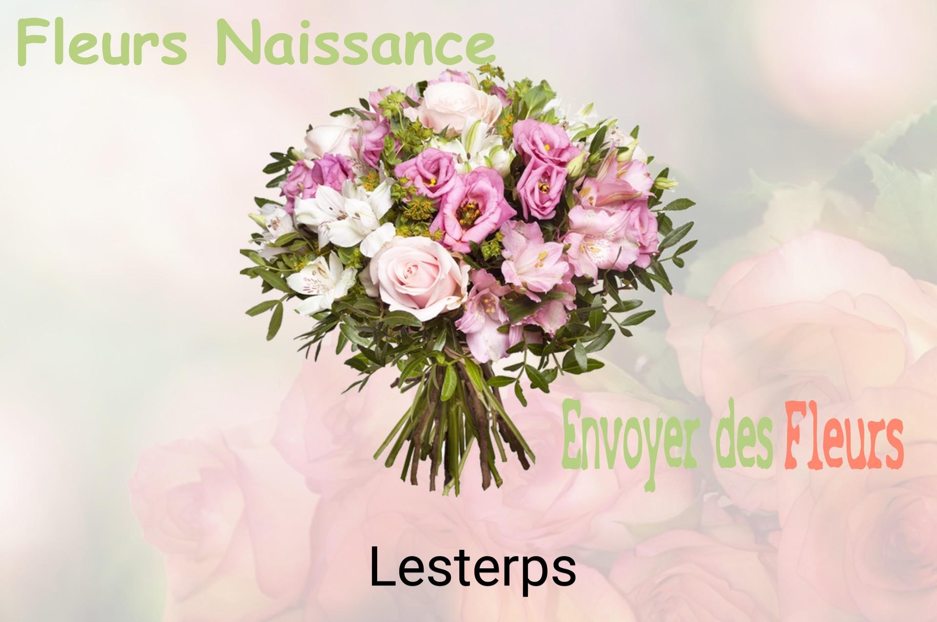 Bouquet de fleurs de naissance livré à Lesterps