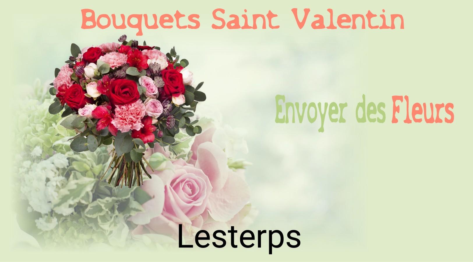 Roses de Saint-Valentin livrées à Lesterps